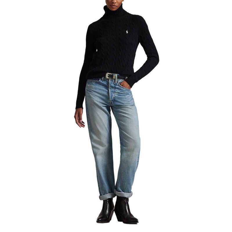 Polo Ralph Lauren Cable Turtleneck Sweater image number 3